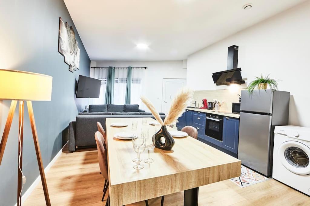 Rb-0D - Appartement Entier F3 Au Rdc De 1 A 6 Pers Mulhouse Esterno foto